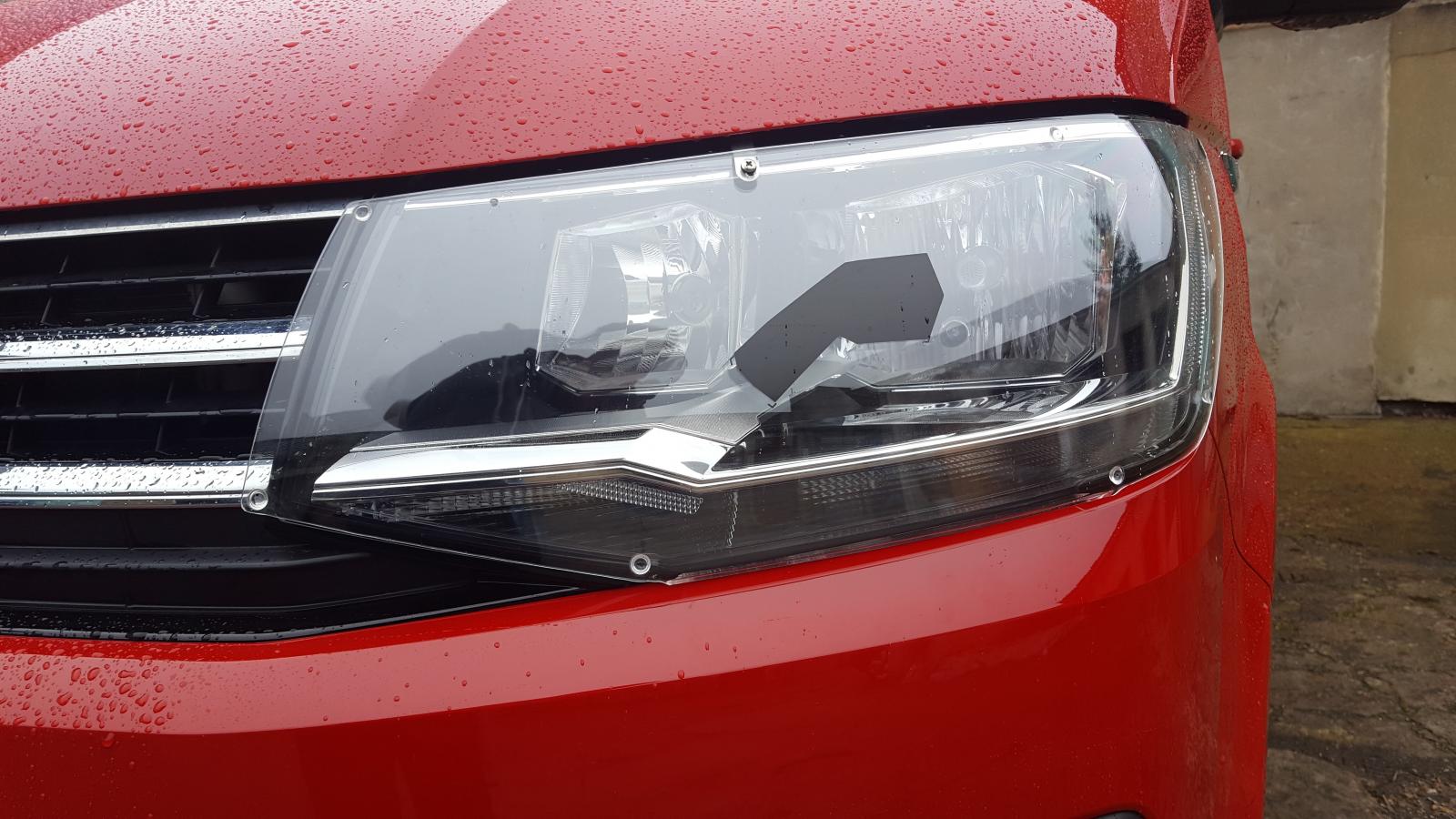VW T6 2016 onwards headlight protectors plus compulsory stickers for ...