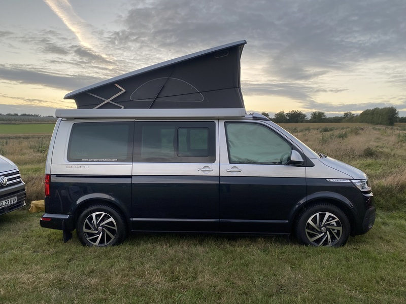 VW California Beach Camper Van 2023 Starlight Blue Metallic